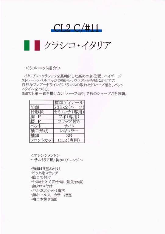 クラシコイタリア