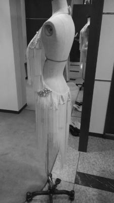 フリンジのダンスドレスの超綺麗リメイク！