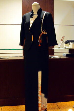 黒留袖ドレス＆ジャケット　オーダーメイド　with_リボン