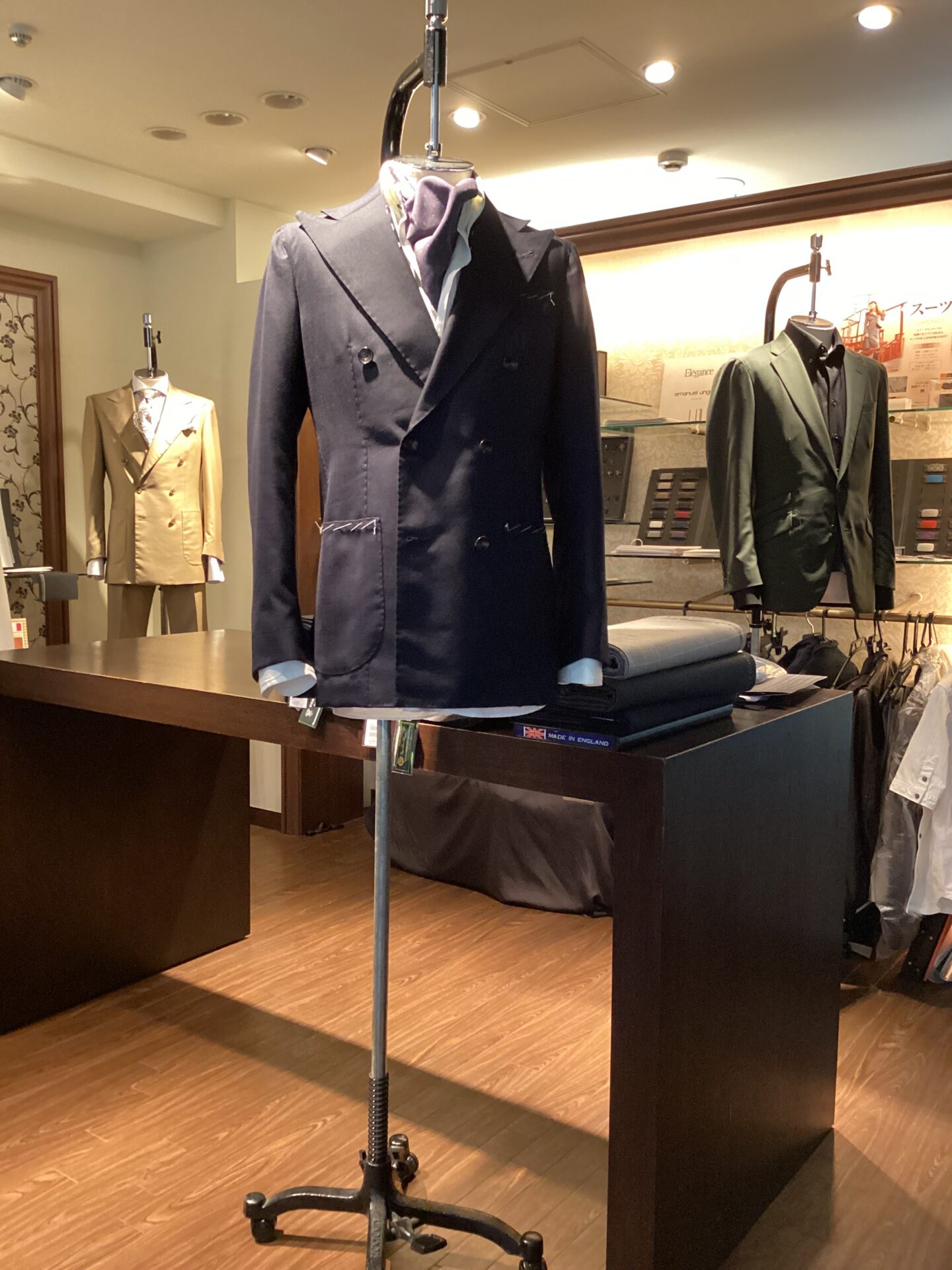 メンズジャケット アルフォンソ・シリカ 袖本開き切羽 ハンドメイド 手作業袖本開きみせ 職人本切羽 ALFONSO SIRICA