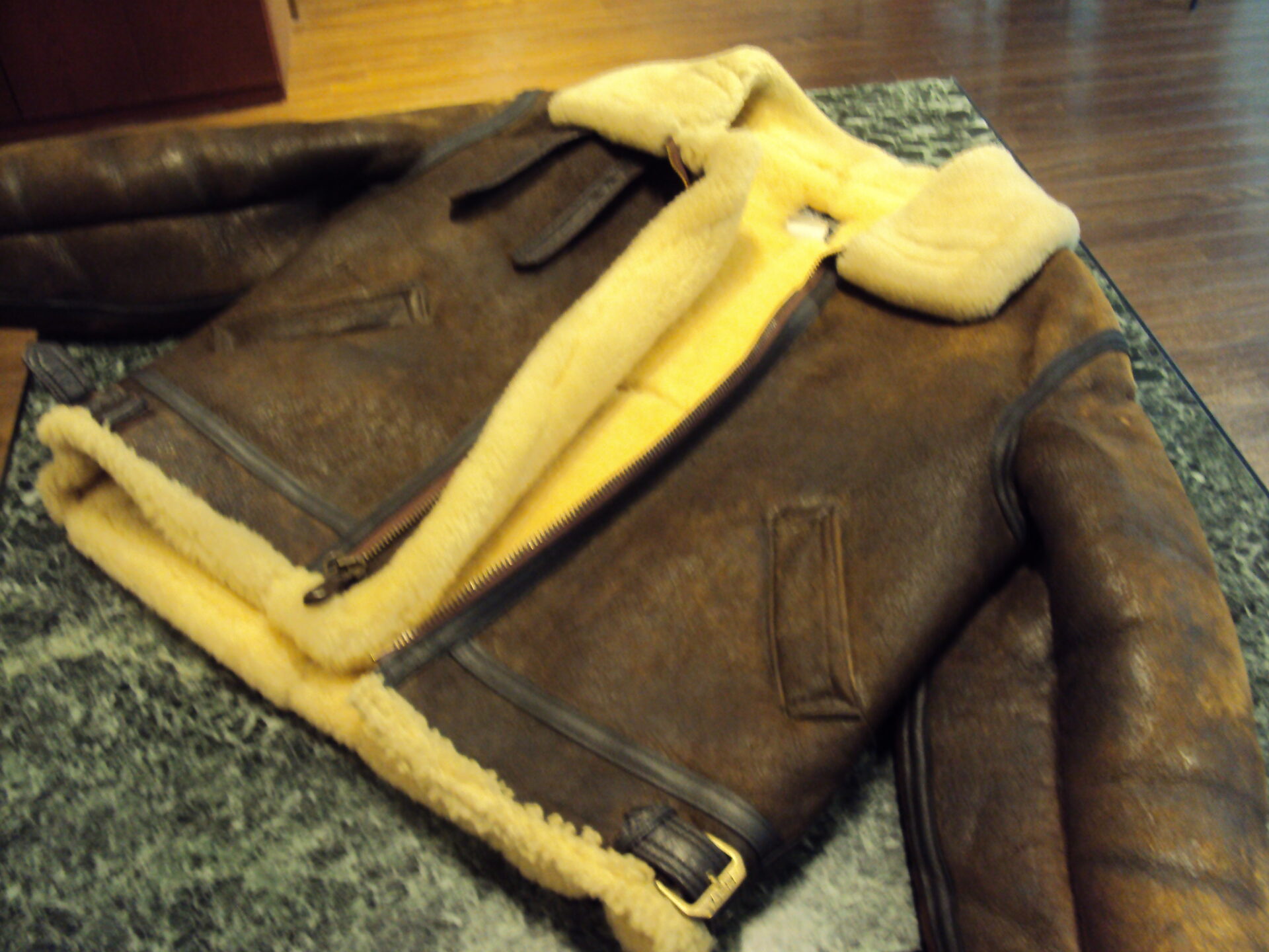 アヴィレックス レザージャケット 革ジャン ファスナー修理 ファスナー交換 金具 AVIREX